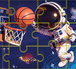 Jigsaw Puzzle: Space Basketball